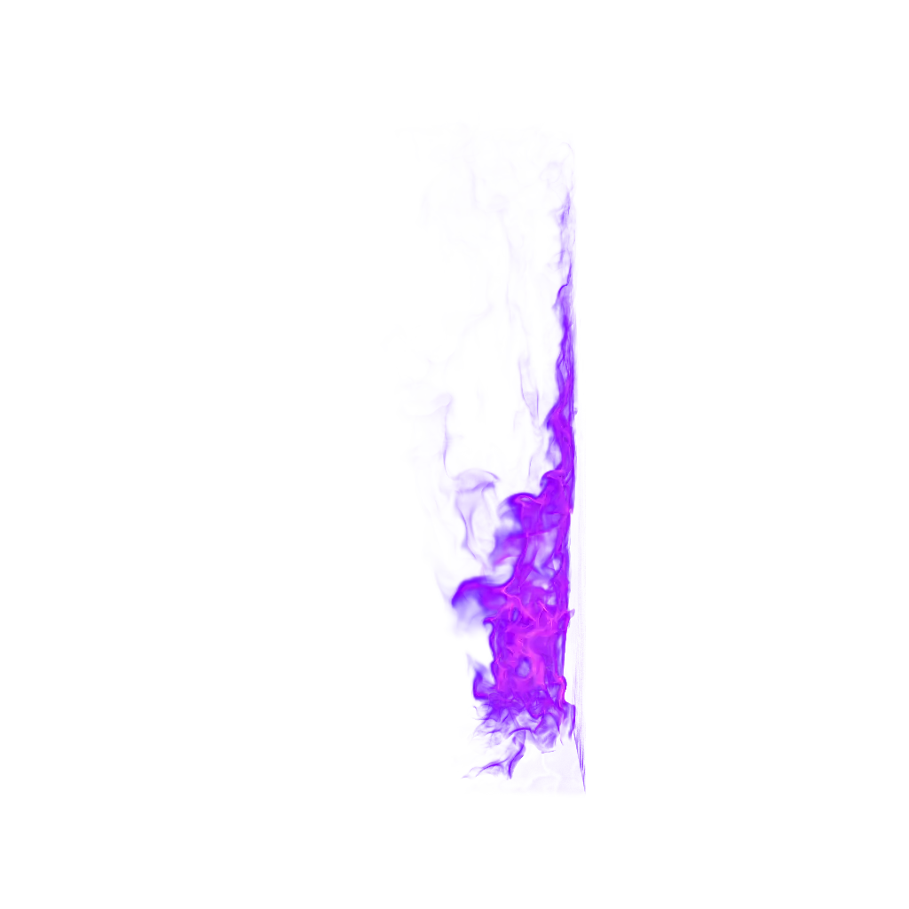Stylized Wall Fire 09 Purple - Side - Preview